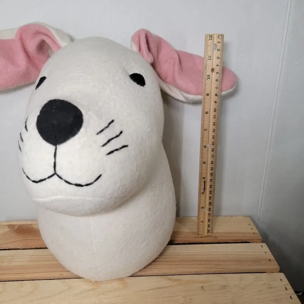 Rabbit Plush Head Wall Hanging Decor